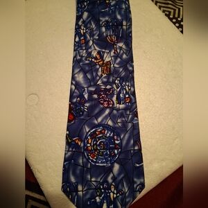 The Art Institute of Chicago neck tie #art #tieBrilliant color, stainglass look